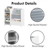 YONWAY Kids Bookshelf and Toy Storage Organizer, Multifunctional 4 Tier Kids Book Shelf with 3 Collapsible Drawers for Hallway,Living Room and Bedroom - 4 of 4