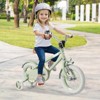 Infans 12" Kids Bike w/Adjustable Saddle Handlebar Removable Training Wheels Handbrake - 4 of 4
