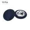 Unique Bargains Blouses Sweater Round Aluminum Cotton Fabric Cloth Covered Buttons 10 Pcs - 3 of 4