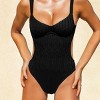 Women's Chic One-Piece Textured Swimsuit - Cupshe - 4 of 4
