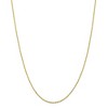 Black Bow Jewelry 1.5mm, 10k Yellow Gold Diamond Cut Solid Rope Chain Necklace - 3 of 4