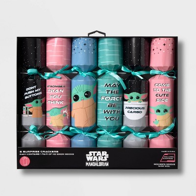 Women's Star Wars: The Mandalorian Surprise Crackers 6pk Low Cut Socks - Assorted Colors 4-10