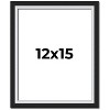 PosterPalooza | Flat Silver Picture Frame - UV Acrylic, Foam Board Backing, Hanging Hardware - 2 of 4