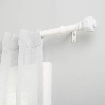 Exclusive Home Ronaldo 1" Curtain Rod and Finial Set
