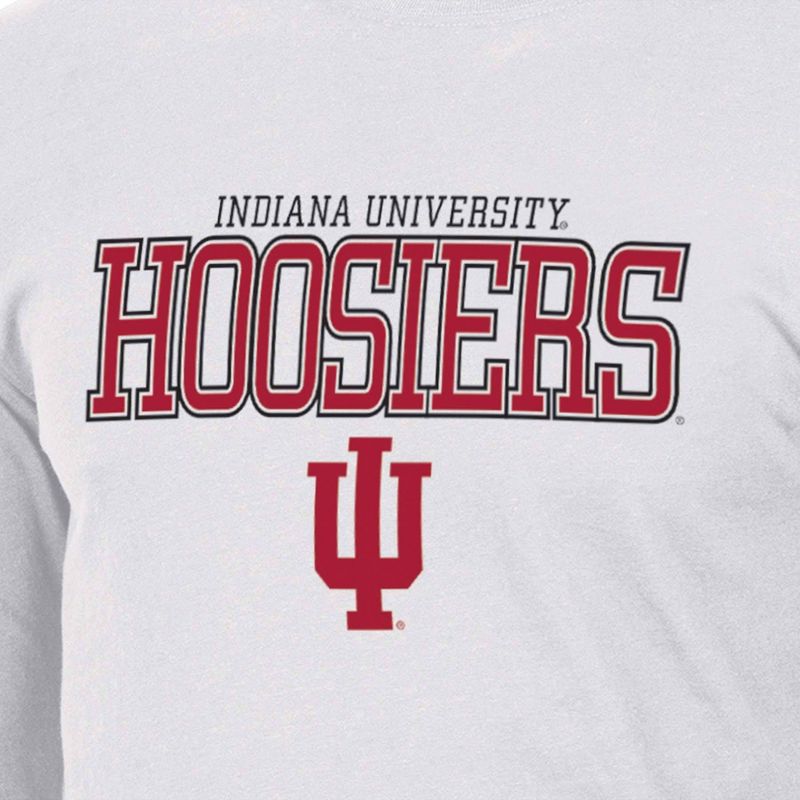 NCAA Indiana Hoosiers Men&#39;s Long Sleeve T-Shirt, 3 of 4