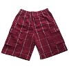 Shaka Wear Men's Cargo Shorts, Relaxed Fit, Plaid, Elastic Waist - 3 of 4