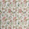 Ellis Curtain Brissac Classic Floral Design Button Holes Shower Curtain 70" x 72" Red - 4 of 4