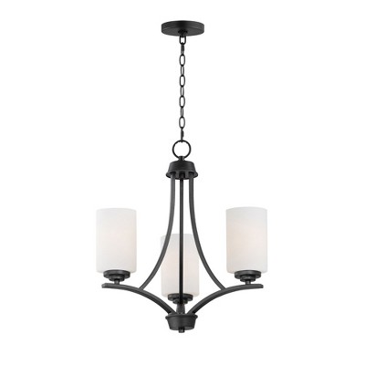 Maxim Lighting Deven 3 - Light Chandelier in  Black