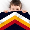 Sleep Squad Colorado Avalanche Reverse Retro 60 x 80 Raschel Plush Blanket - 4 of 4