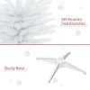TopComfy Christmas Tree Stands Christmas Tree Elegant Snowy Appearance Ornaments Winter Ambience for Living Room, White, 31.5"*7.48"*7.48" - 3 of 4