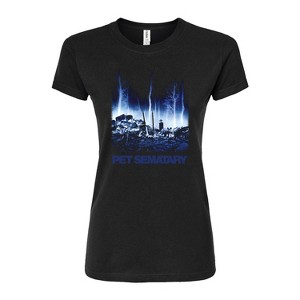 Women's - Pet Semetary - Movie Poster Fitted Graphic T-Shirt - 1 of 3