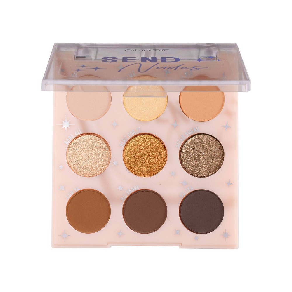 ColourPop For Target Pressed Powder Eyeshadow Palette - Send Nudes - 0.3oz