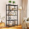 SKONYON 5-Tier Storage Shelves Foldable metal shelves Garage Shelving Units - 2 of 4