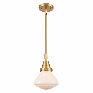 Olean - 1 Light Stem Hung Mini Pendant In Industrial Style-8.88 Inches Tall and 6.75 Inches Wide - 1 of 1