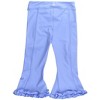 RuffleButts Toddler Girls UPF50+ Active Flared Ruffle Hem Pants - 2 of 2