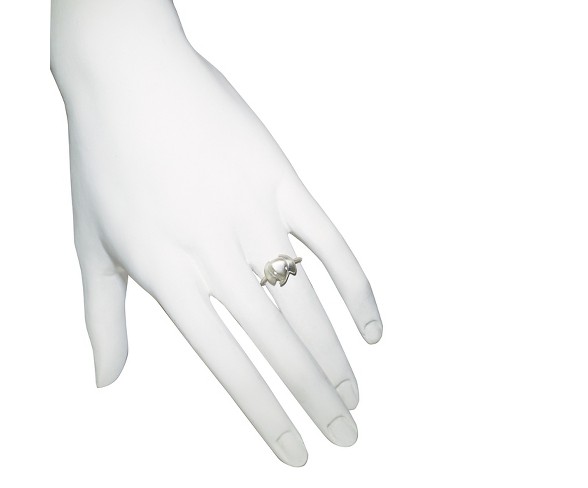 Michelle Chang Elephant Ring in Sterling Silver, Size 6