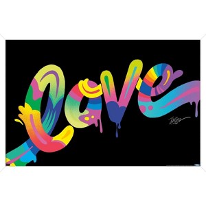 Trends International Jason Naylor - Love Framed Wall Poster Prints - 1 of 4