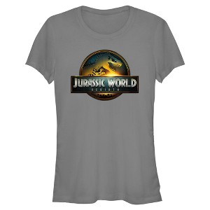 Junior's Jurassic World: Rebirth Official Movie Logo T-Shirt - 1 of 4
