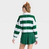 Women's Game Day Striped Cropped Long Sleeve Polo T-Shirt - JoyLab™ - 2 of 3