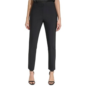 Calvin Klein Womens Solid Knit Zipper Pocket Casual Trouser Pants - 1 of 1
