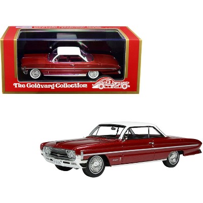 1961 Oldsmobile "Bubble Top" Red Metallic with White Top Limited Edition to 235 pieces 1/43 Model Car by Goldvarg Collection