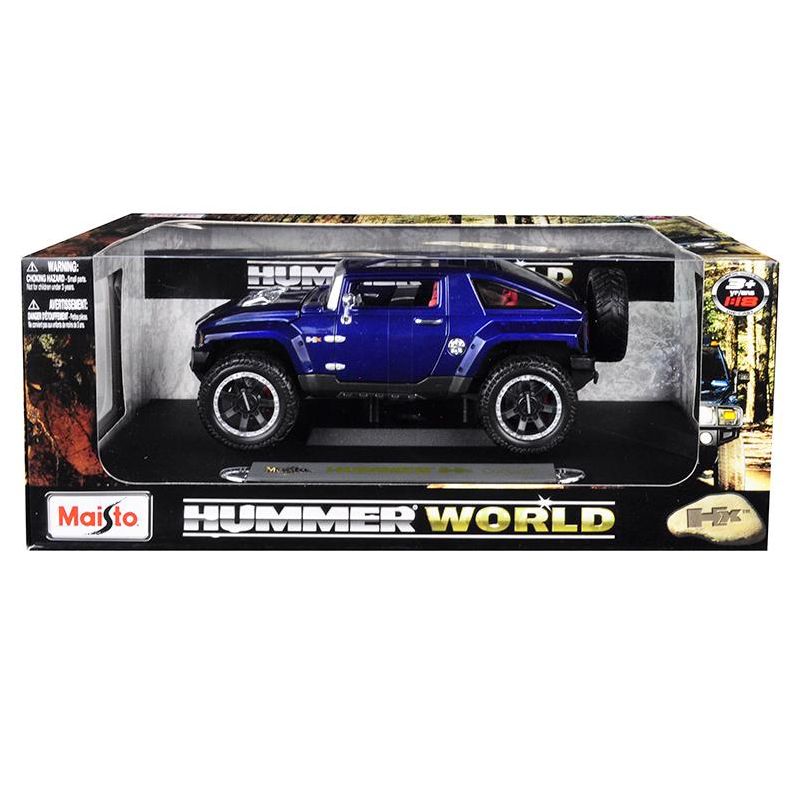 Hummer HX Concept Dark Blue Metallic "Hummer World" 1/18 Diecast Model Car by Maisto, 1 of 5