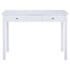 Tangkula Makeup Desk Flip Type Table Cosmetics Organizer w/ Square Dressing Mirror - 3 of 4