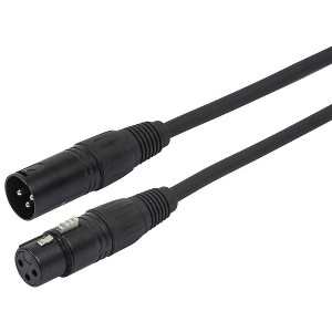 Monoprice AES/EBU Cable - 20 Meter - Black | 22AWG Twisted Conductors With Copper Braid And Aluminum Foil Shielding - 1 of 4