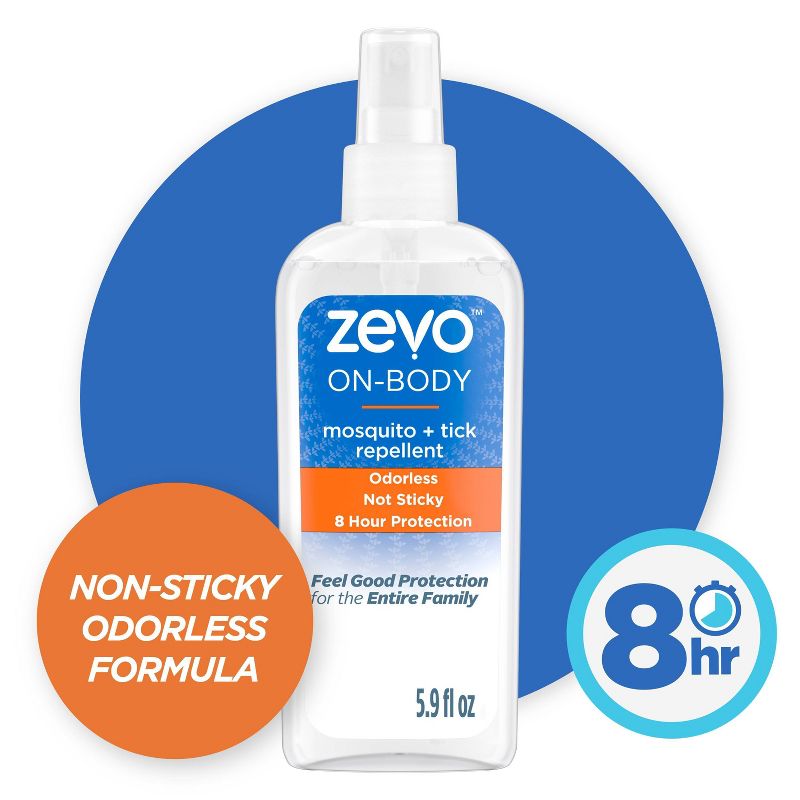 Zevo Pump Spray Body Mosquito &#38; Tick Personal Repellent 6oz, 3 of 11
