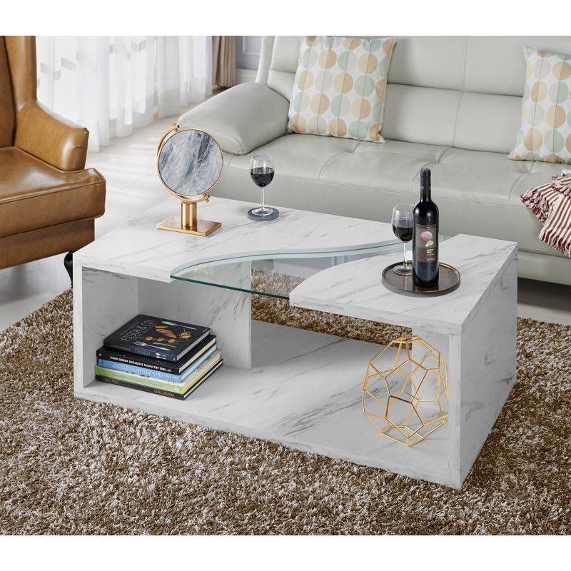 Gustave Coffee Table Winter White/Gray - HOMES: Inside + Out, 5 of 10