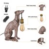 YIYIBYUS Brown Creative Resin Dog Design Bedside Lamp Table Lamp for Living Room - 4 of 4