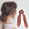 Unique Bargains Stylish Dots Ribbon Hair Elastics 1 Pc - 2 of 4
