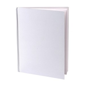 Young Authors Blank Hardcover Book, White Pages, 5" x 4" Portrait, 14 Sheets/28 Pages (Pack of 6) - 1 of 1