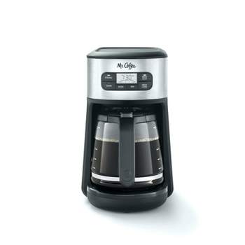 Mr. Coffee 12-cup Programmable Coffee Maker - Black/stainless