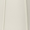 Springcrest Set of 2 Oval Lamp Shades Cream Small 9" Wide x 6.5" Deep at Top 12" Wide x 8" Deep at Bottom 9" High Spider Harp Finial - 2 of 4