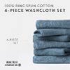Set Of 4 Bath Towels, 100% Super Plush Premium Cotton, Washcloths and Hand Towels - Becky Cameron - 2 of 4