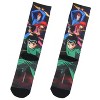 Yu Yu Hakusho Ghost Files Allover Design Men's Sublimated Crew Socks - 2 of 3