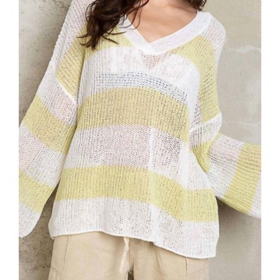 Women's Evelyn Open-Knit Top - POL