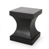XIYUYEU Modern Geometric Shape Patio End Table, Minimalist Outdoor End Tables, Outdoor Lightweight Concrete Side Table - 4 of 4