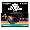 Ilford Ilfocolor Rapid Retro Single Use Black Camera with 27 Exposures - 2 of 4