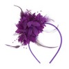 Unique Bargains Halloween Christmas Women's Flower Feathers Headband 1 Pc - 3 of 4