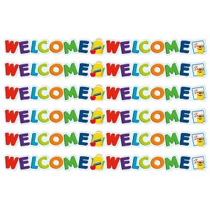 Eureka® Welcome Extra Wide Deco Trim®, 37 Feet Per Pack, 6 Packs - 1 of 4