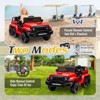 Ride On Truck Car, 24V Kids' Electric Vehicles W/Parents Control, Twin 35W Motors 3.5MPH Max Speed, USB Music Player, 6 Wheels Gift for Boy & Girl - 2 of 4