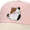 Squishmallows Cam The Cat Pink Traditional Adjustable Hat - 4 of 4