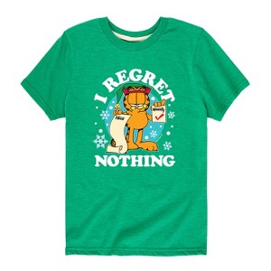 Boys' - Garfield - I Regret Nothing Short Sleeve Graphic T-Shirt - 1 of 4