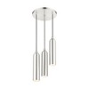 Livex Lighting Ardmore 3 - Light Pendant in  Brushed Nickel - 3 of 4