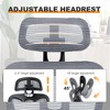 Dsvimoy Task and Office Chair Ergonomic Mesh Chair with Lumbar Support and Footrest for Office
, Gray, 24.41"*13.78"*22.83" - 4 of 4