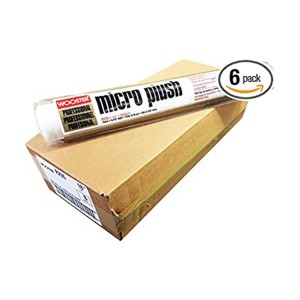 Wooster Genuine 18" Micro Plush 5/16" Nap Roller Cover 6-Pack, R235-18-6PK - 1 of 4