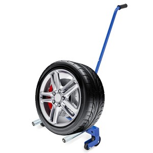 Heavy-Duty Adjustable Tire Moving Cart Tool - 500 lb Capacity Truck Tire Dolly - 1 of 4