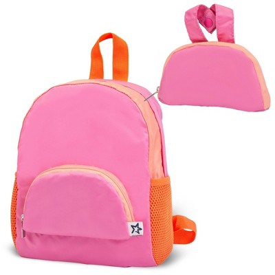 Tiny Twinkle Toddler Lightweight Backpack with Waterproof Closure and Easy Fold-Up Pouch